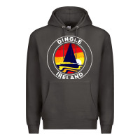 Smoke dingle ireland vintage sailboat 70s retro sunset Premium Hoodie - artisFamous