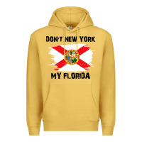 Antique Gold don't new york my florida t shirt flag Premium Hoodie - artisFamous