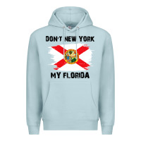 Blue Mist don't new york my florida t shirt flag Premium Hoodie - artisFamous