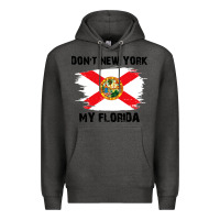 Charcoal Heather don't new york my florida t shirt flag Premium Hoodie - artisFamous