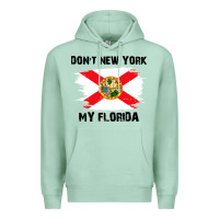 Seafoam don't new york my florida t shirt flag Premium Hoodie - artisFamous