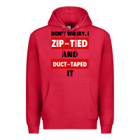 Cardinal don't worry i zip tied and duct taped it Premium Hoodie - artisFamous