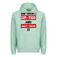 Seafoam don't worry i zip tied and duct taped it Premium Hoodie - artisFamous