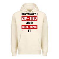 Tofu don't worry i zip tied and duct taped it Premium Hoodie - artisFamous