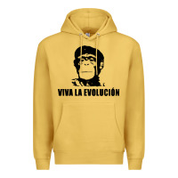 Antique Gold viva la evolucion Premium Hoodie - artisFamous