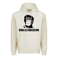 Oatmeal Heather viva la evolucion Premium Hoodie - artisFamous