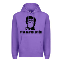 Purple viva la evolucion Premium Hoodie - artisFamous