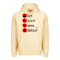 Pina Colada eat sleep anime repeat japanese Premium Hoodie - artisFamous