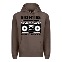 Coffee eighties music rocks Premium Hoodie - artisFamous