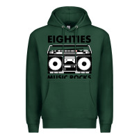 Sports Green eighties music rocks Premium Hoodie - artisFamous