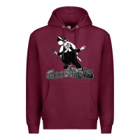 Burgundy good rats t shirt Premium Hoodie - artisFamous