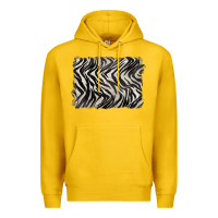 Lemon zebra pattern background Premium Hoodie - BarkalooDesign