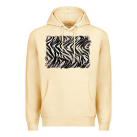 Pina Colada zebra pattern background Premium Hoodie - BarkalooDesign