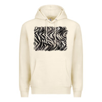 Tofu zebra pattern background Premium Hoodie - BarkalooDesign