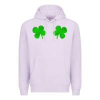 Lilac four leaf clover Premium Hoodie - artisFamous