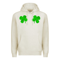 Oatmeal Heather four leaf clover Premium Hoodie - artisFamous