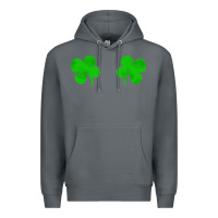 Rock four leaf clover Premium Hoodie - artisFamous