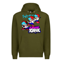 Army Green friday night funkin boyfriend Premium Hoodie - artisFamous