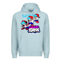 Blue Mist friday night funkin boyfriend Premium Hoodie - artisFamous