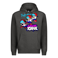 Charcoal Heather friday night funkin boyfriend Premium Hoodie - artisFamous