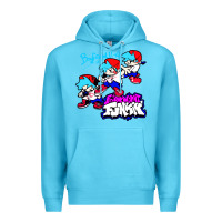 Ocean Blue friday night funkin boyfriend Premium Hoodie - artisFamous