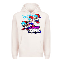 Pale Pink friday night funkin boyfriend Premium Hoodie - artisFamous