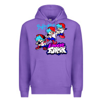 Purple friday night funkin boyfriend Premium Hoodie - artisFamous