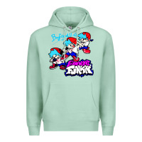 Seafoam friday night funkin boyfriend Premium Hoodie - artisFamous