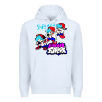 White friday night funkin boyfriend Premium Hoodie - artisFamous