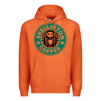 Carrot skeleton coffee halloween Premium Hoodie - artisFamous