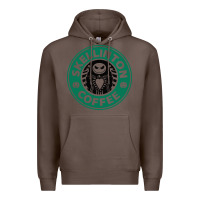 Coffee skeleton coffee halloween Premium Hoodie - artisFamous