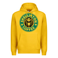 Lemon skeleton coffee halloween Premium Hoodie - artisFamous