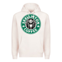 Skeleton Coffee Halloween Premium Hoodie | Teevron