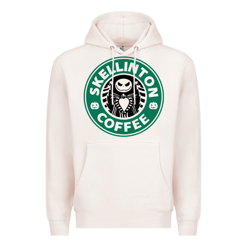Skeleton Coffee Halloween Premium Hoodie by artisFamous | Teevron