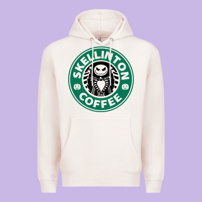 Skeleton Coffee Halloween Premium Hoodie Designed By Artisfamous
