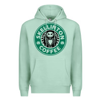 Seafoam skeleton coffee halloween Premium Hoodie - artisFamous