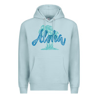 Blue Mist hawaii aloha art Premium Hoodie - artisFamous