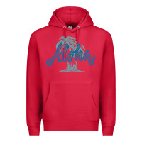 Cardinal hawaii aloha art Premium Hoodie - artisFamous