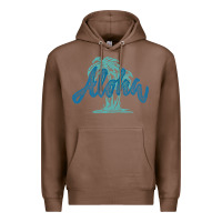 Chestnut hawaii aloha art Premium Hoodie - artisFamous