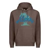 Coffee hawaii aloha art Premium Hoodie - artisFamous