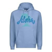 Colony Blue hawaii aloha art Premium Hoodie - artisFamous