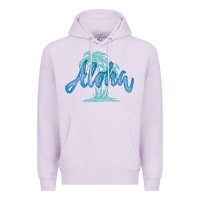 Lilac hawaii aloha art Premium Hoodie - artisFamous