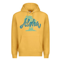 Mustard hawaii aloha art Premium Hoodie - artisFamous