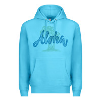 Ocean Blue hawaii aloha art Premium Hoodie - artisFamous