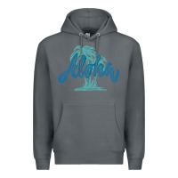 Rock hawaii aloha art Premium Hoodie - artisFamous
