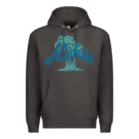 Smoke hawaii aloha art Premium Hoodie - artisFamous