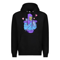 Black skeletor's cat Premium Hoodie - artisFamous