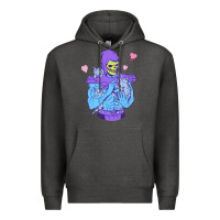 Charcoal Heather skeletor's cat Premium Hoodie - artisFamous