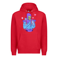 Red skeletor's cat Premium Hoodie - artisFamous