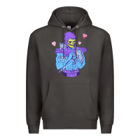 Smoke skeletor's cat Premium Hoodie - artisFamous